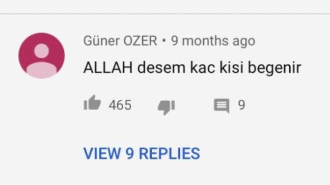 Youtube da yorumlara bakarken "Allah desem kaç kişi beğenir?" diyen primciler hakkında ne düşünüyorsunuz?