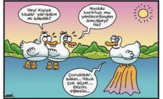 Aşağıdaki karikatüre en uygun atasözü hangisidir?