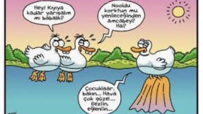 Aşağıdaki karikatüre en uygun atasözü hangisidir?