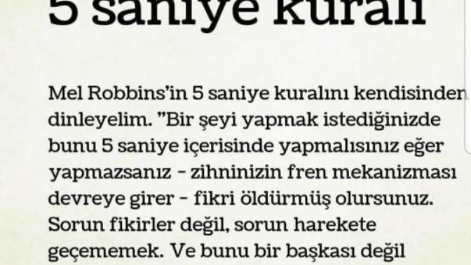 Günaydın! 5 saniye kuralını duydunuz mu? Biliyor musunuz?