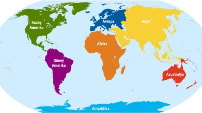 Neden kıta isimleri "a" ile başlayıp "a" ile bitiyor?
