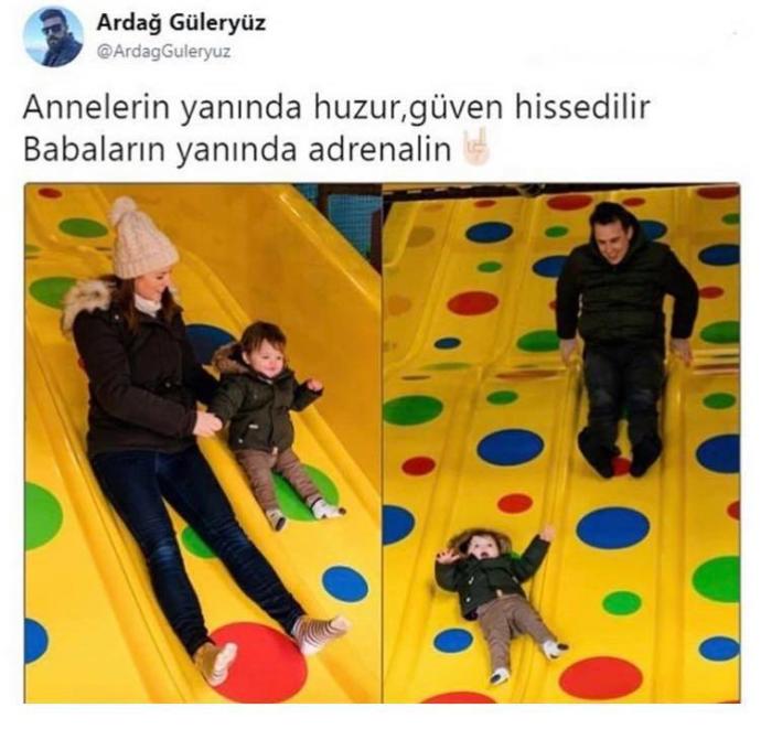 Çocuklar, annelerin yanında ne hisseder babalarının yanında ne hisseder?