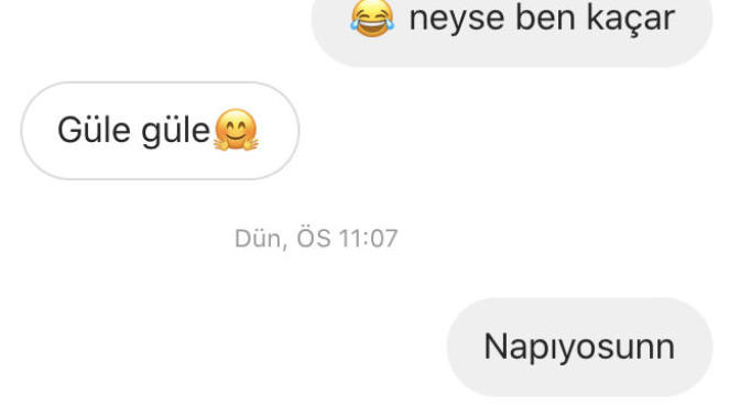 Seninle konuşmak istemiyorum diyen kız?
