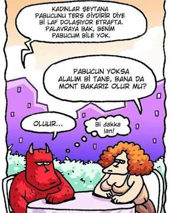 Şeytana pabucu erkekler mi kadınlar mı ters giydirir?