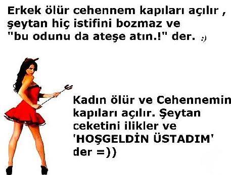 Şeytana pabucu erkekler mi kadınlar mı ters giydirir?