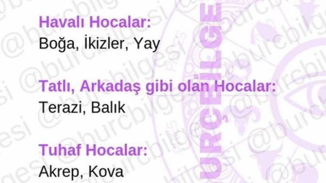 Burçlar öğretmen olsaydı ne olurdu öğrenmek ister misiniz?