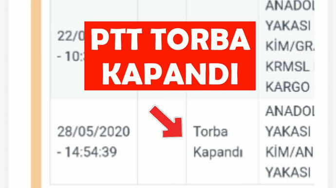 Ptt torba kapandı ne demek?