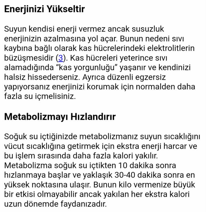 Su içmek zayıflatır mı?