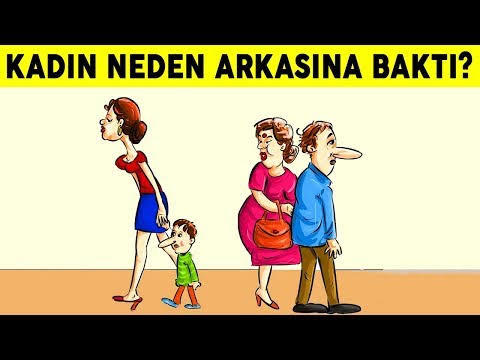 Kadın neden arkasına baktı?