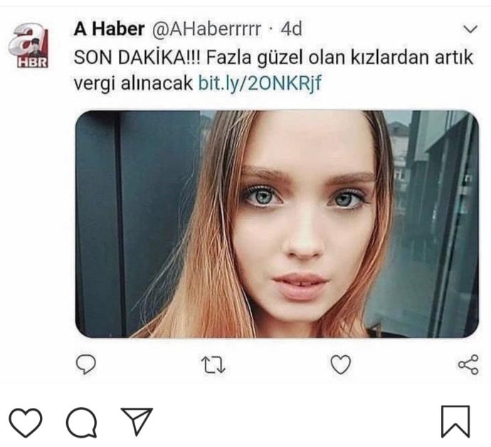 Fazla güzel kızlardan vergi alınsa sizin durumunuz ne olurdu?