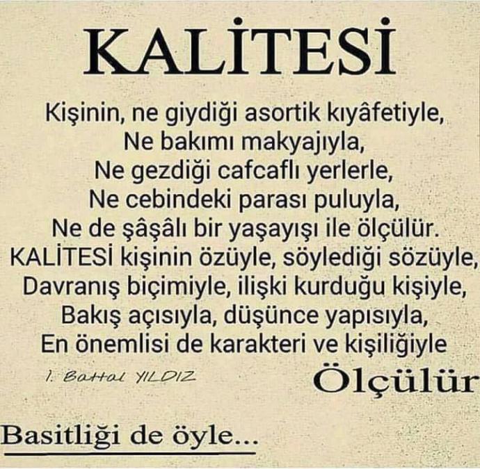 O kadar doğru ki...