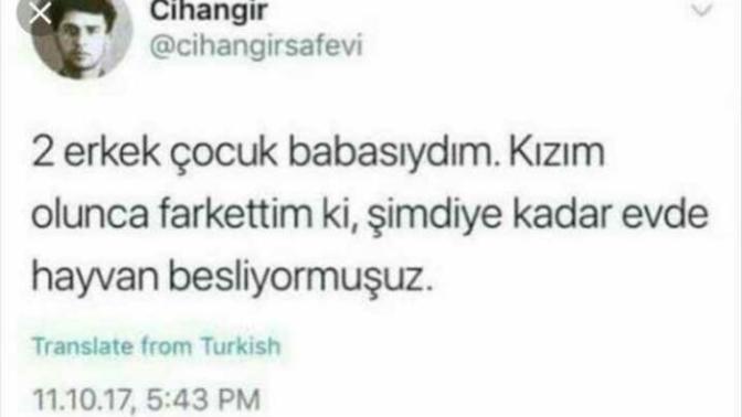 Erkekler hayvan mı sizce de?