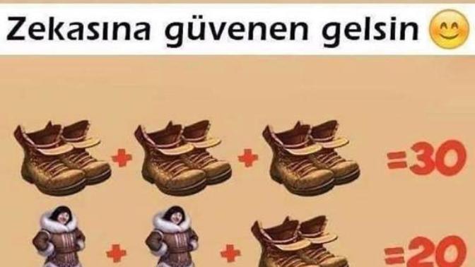 Sorunun cevabı kaç sizce?
