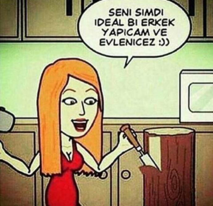 Erkekler odun ise kadınlar nedir?