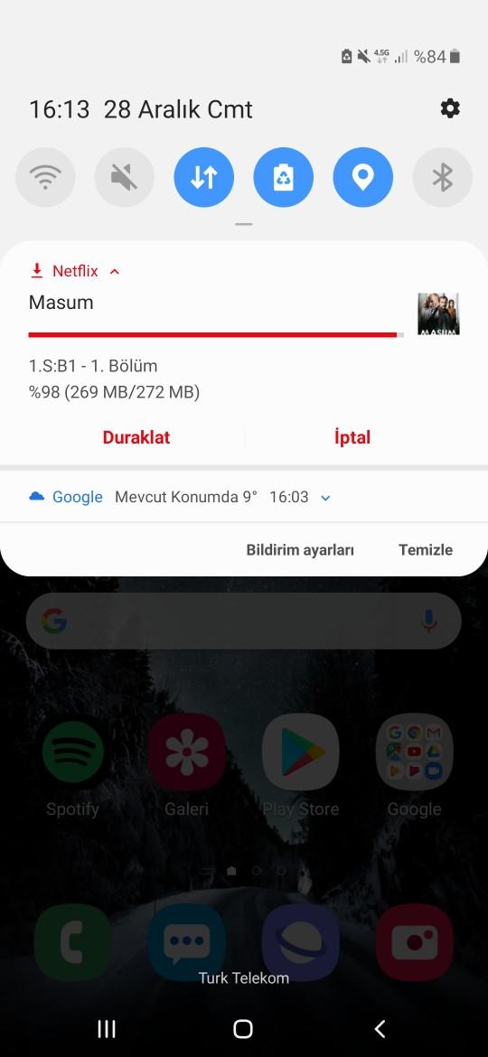 Netflix neden dizi indiremiyorum?