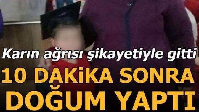 Bursa’da karın ağrısıyla hastaneye giden kadın,9 aylık hamile olduğunu öğrendi , o kadar zaman hamile olduğunu nasıl anlamadı?