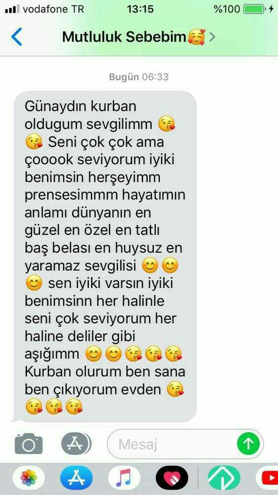 Böyle mesaj atan sevgili ister misiniz?