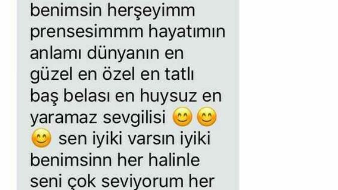 Böyle mesaj atan sevgili ister misiniz?