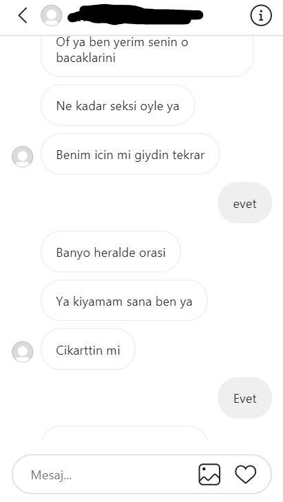 Sevgilimin bacak fotosu istemesi?