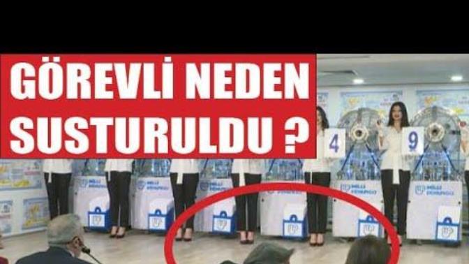 Milli Piyango Yılbaşı Özel Çekilişinde çekilen video tartışma yarattı! Görevli kadın susturulacak ne söylemiş olabilir?