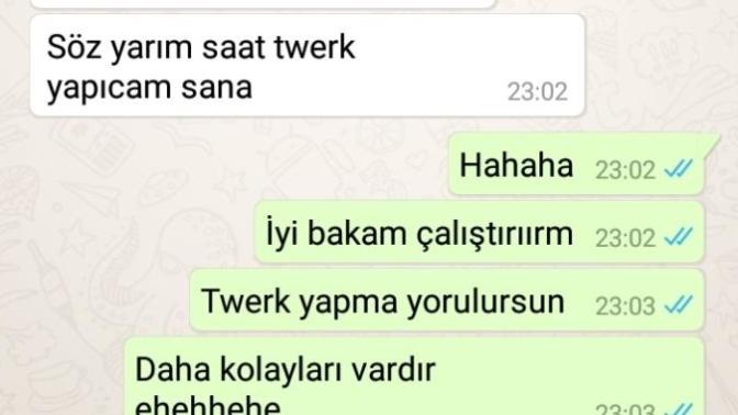 Ders çalıştırma karşılığında twerk yapan kız?