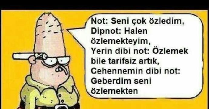 Tek cümle ile özleminizi ifade etseydiniz, ne derdiniz?