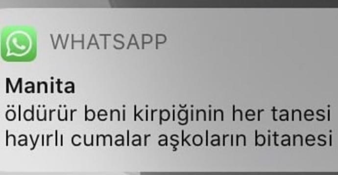 Yengenizin cuma mesajı nası ama?