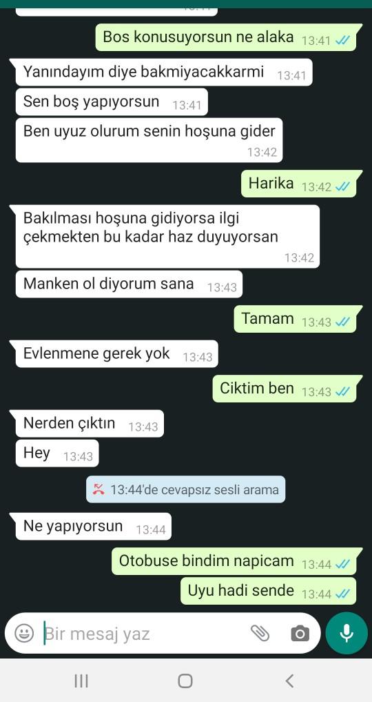 Erkek arkadaşımın bu etek hakkında söylediği şeyler normal mi?