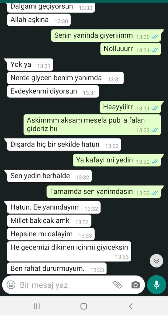 Erkek arkadaşımın bu etek hakkında söylediği şeyler normal mi?