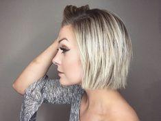 Oval yüz için bob kesim saç modeli 