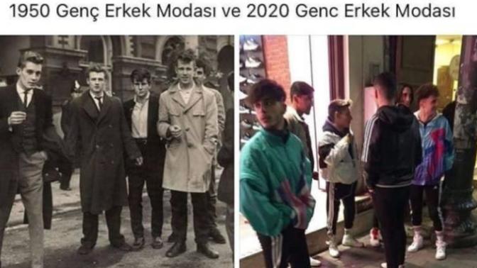 Son yılların moda giyimi mi senin tarzına daha yakın yoksa eski zamanlarınki mi?