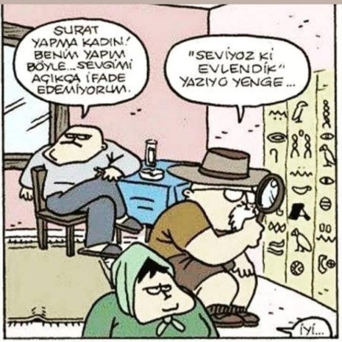 İlişkinizi anlata  bir  karikatür olsa bu ne olurdu?