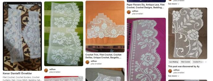 pinterest dantel pike modelleri