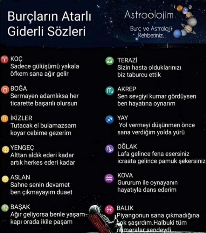 Senin sözün ne?