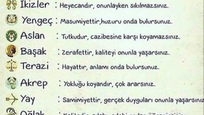 Burçlar hakkında ;?