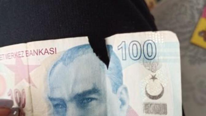 Bu para yırtık geçerli sayılır mı?