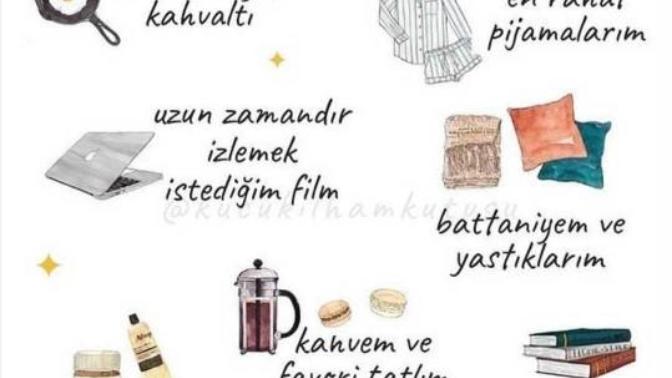 En sevdiğiniz hafta sonu aktiviteleri nelerdir ?