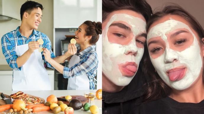 Sevgiliyle, yemek yapmak mı maske yapmak mı daha eğlenceli?