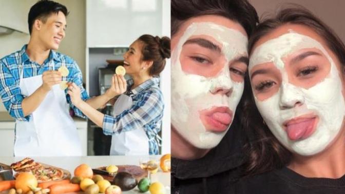 Sevgiliyle, yemek yapmak mı maske yapmak mı daha eğlenceli?