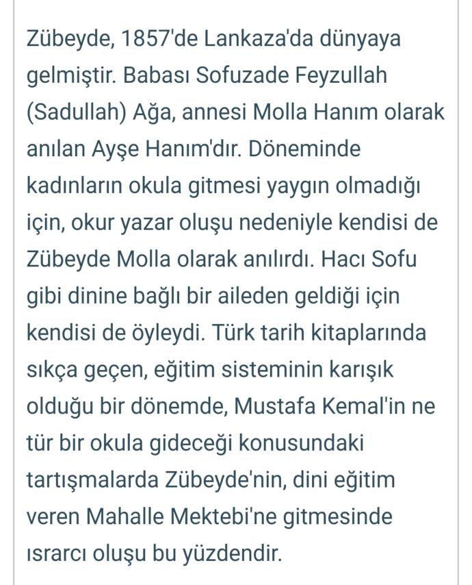 “Bir anne, bütün dünyayı değiştirebilir!” Ulu Önder Atatürkün annesi Zübeyde Hanım🙏🌹Annenizin en sevdiğiniz özelliği hangisi?