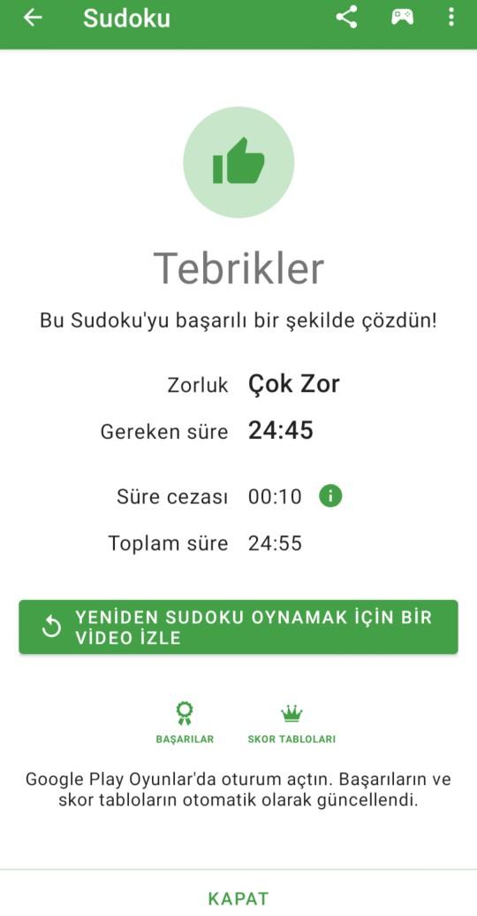 Sudoku çözer misiniz?