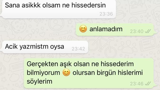 Sizce tamam beklerim derken ne demek istemiş?