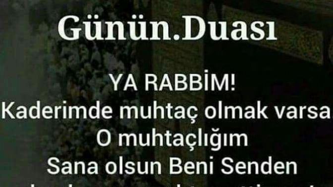 Siz başkasına muhtaç olmak ister misiniz arkadaşlar?