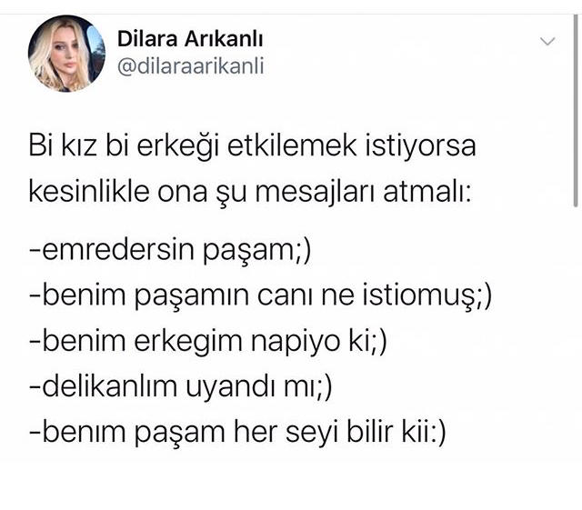 Bana böyle mesajları atacak hatunu tahmini ne zaman bulabilirim?