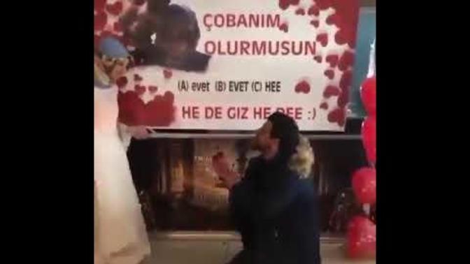 Bir Ömür Çobanım Olur musun sorusuyla evlilik teklifi olur mu?
