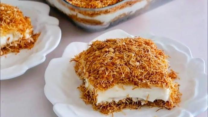 En tatlı olanlar yarışıyor🎉 Bisküvili pasta mı Muhallebili Kadayıf mı?