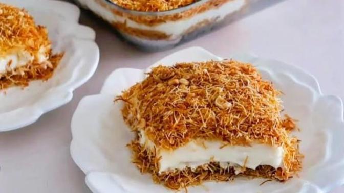 En tatlı olanlar yarışıyor🎉 Bisküvili pasta mı Muhallebili Kadayıf mı?