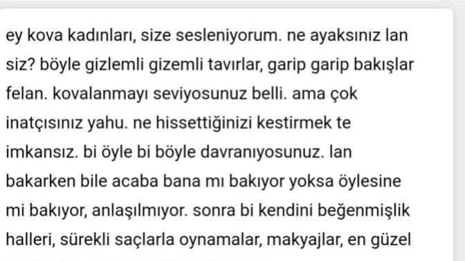 Kova burcu hakkında ne düşünüyorsunuz çekici mi?
