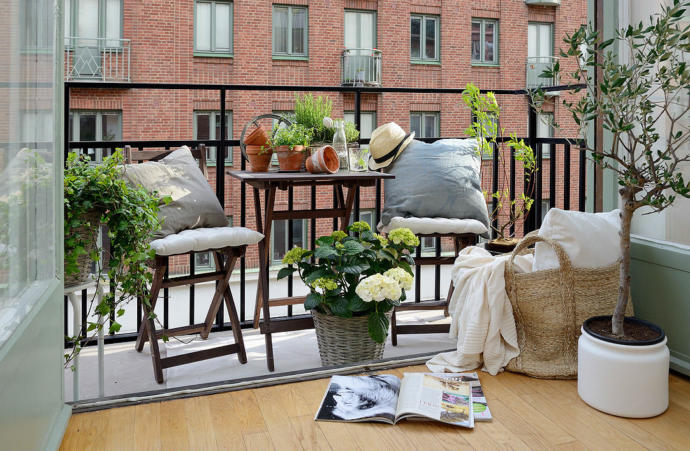 balkon dekorasyon fikirleri