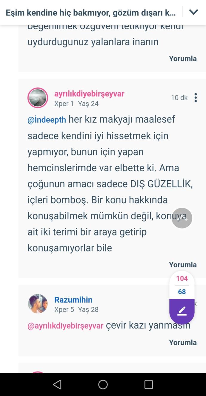 Eşim kendine hiç bakmıyor, gözüm dışarı kaysa suçlu muyum?